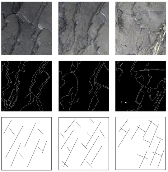 Machine vision based similarity modeling of rock fractures in tunnel face